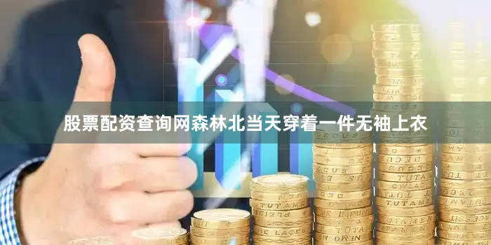股票配资查询网森林北当天穿着一件无袖上衣