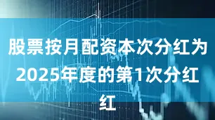 股票按月配资本次分红为2025年度的第1次分红